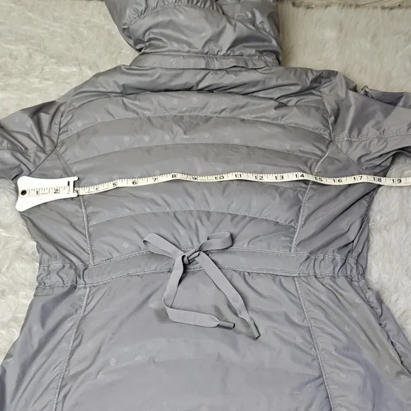 Women's Light Gray Hooded Jacket - Picture 13 of 15